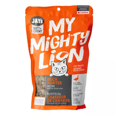 Product Jay's My Mighty Lion Cat Treat - Natural, Grain Free, Duck