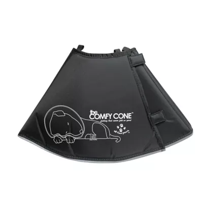 Product All Four Paws Black Comfy Cone Dog E-Collar