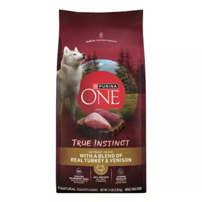 Product Purina ONE® True Instinct Adult Dog Dry Food - High-Protein, Natural, Turkey & Venison
