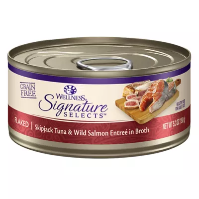 Product Wellness® Signature Selects Adult Cat Wet Food - Grain Free, Flaked, 5.3 Oz