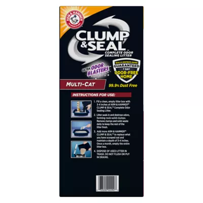 Product Arm & Hammer™ Clump & Seal Clumping Multi-Cat Clay Cat Litter - Low Dust