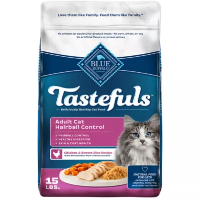 Product Blue Buffalo Tastefuls Adult Cat Hairball Control Dry Food - Natural, Chicken & Brown Rice