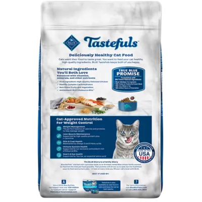 Product Blue Buffalo Tastefuls Adult Cat Weight Control Food - Natural, Chicken & Brown Rice