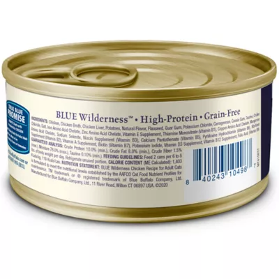 Product Blue Buffalo Wilderness Senior Wet Cat Food - Grain Free, 5.5 Oz.
