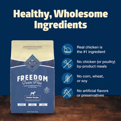 Product Blue Buffalo® Freedom™ Senior 7+ Dry Dog Food - Grain Free, Chicken & Potatoes