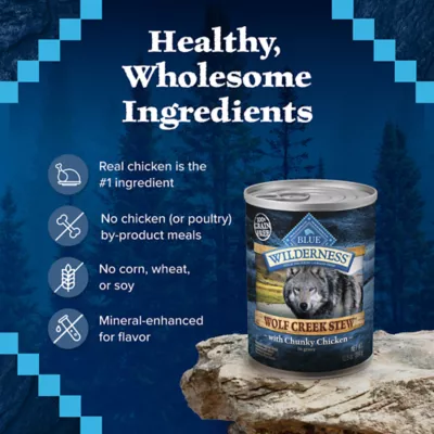 Product Blue Buffalo® Wilderness™ Wolf Creek Stew All Life Stage Wet Dog Food - Grain Free, 12.5 Oz