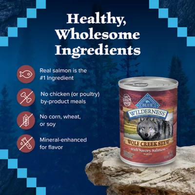 Product Blue Buffalo® Wilderness™ Wolf Creek Stew All Life Stage Wet Dog Food - Grain Free, 12.5 Oz