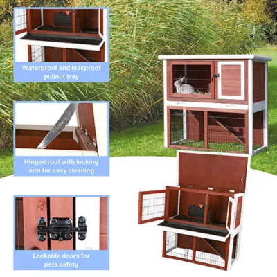 Product TRIXIE Sloped Roof Rabbit Hutch