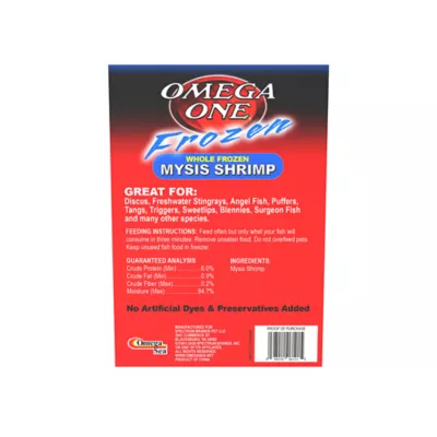 Product Omega™ One Frozen Mysis Shrimp Fish Food