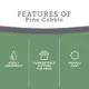 Product ExquisiCat Litter Multi-Cat Pine Cobble Cat Litter - Unscented, Low Dust, Natural