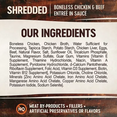 Product Wellness® Signature Selects Adult Cat Wet Food - Grain Free, Shredded, 5.3 Oz