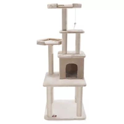 Product Majestic Pet 64-in Casita Cat Tree, Tan
