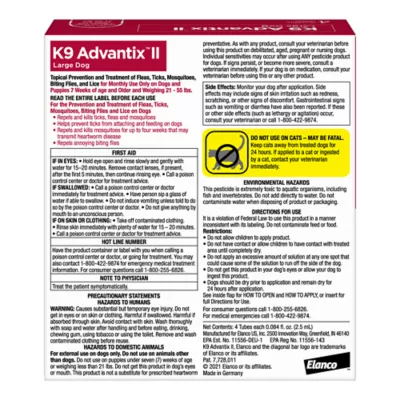 Product K9 Advantix® II 21-55 lbs Dog Flea & Tick Treatment