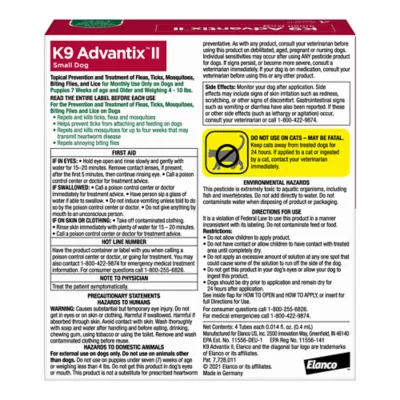 Product K9 Advantix® II Under 10 lbs Dog Flea & Tick Treatment