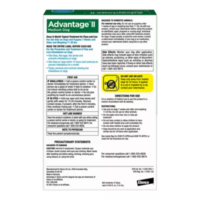 Product Advantage® II 11-20 lbs Dog Flea & Lice Treatment