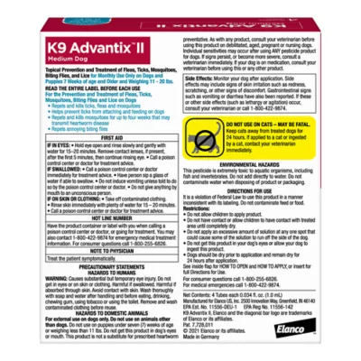 Product K9 Advantix® II 11-20 lbs Dog Flea & Tick Treatment