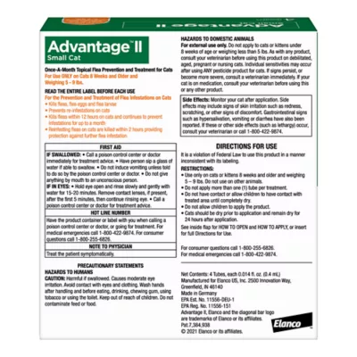 Product Advantage® II 5-9 lbs Cat Flea Prevention & Treatment