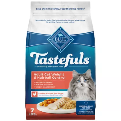 Product Blue Buffalo Tastefuls Adult Cat Weight & Hairball Control Dry Food - Natural, Chicken & Brown Rice