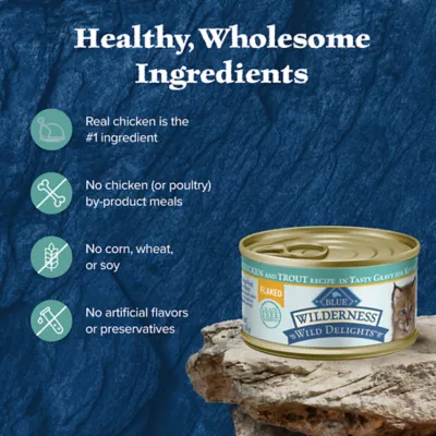 Product Blue Buffalo Wilderness Kitten Wet Cat Food - Natural, 3 Oz.