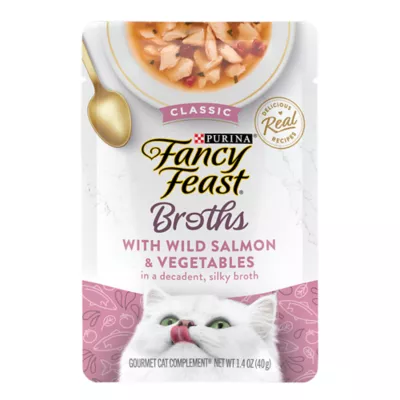 Product Fancy Feast® Classic Broths Cat Wet Treat - Limited Ingredients, Grain Free, 1.4 OZ
