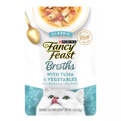 Product Fancy Feast® Classic Broths Cat Wet Treat - Limited Ingredients, Grain Free, 1.4 OZ
