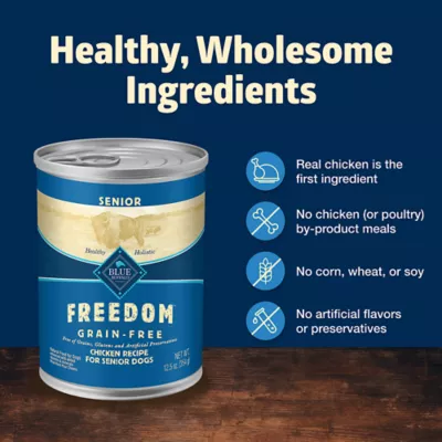 Product Blue Buffalo® Freedom™ Senior Wet Dog Food - Grain Free, Chicken