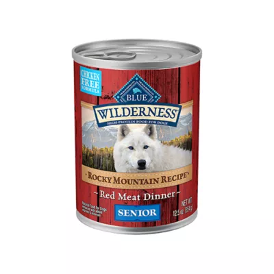 Product Blue Buffalo® Wilderness™ Rocky Mountain Recipe Senior Wet Dog Food - Red Meat Dinner, 12.5 oz