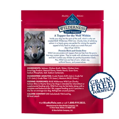 Product Blue Buffalo® Wilderness Trail Toppers Wild Cuts All Life Stages Dog Food Topper - Grain Free, 3 oz