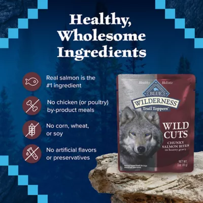 Product Blue Buffalo® Wilderness Trail Toppers Wild Cuts All Life Stages Dog Food Topper - Grain Free, 3 oz