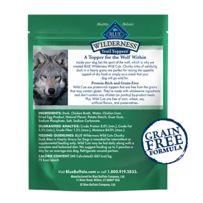 Product Blue Buffalo® Wilderness Trail Toppers Wild Cuts All Life Stages Dog Food Topper - Grain Free, 3 oz