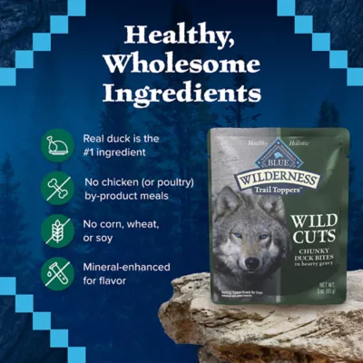 Product Blue Buffalo® Wilderness Trail Toppers Wild Cuts All Life Stages Dog Food Topper - Grain Free, 3 oz