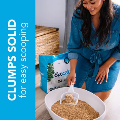 Product Okocat® Original Clumping Wood Cat Litter - Low Dust, Natural