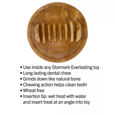 Product Starmark® Everlasting Treats Dog Toy Treat Insert - Bacon Flavor