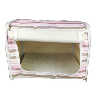 Product Pet Life Striped Lightweight Crate