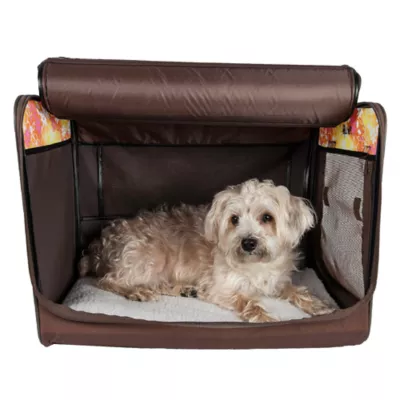 Product Pet Life Floral Lightweight Tent Crate