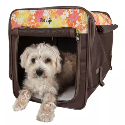 Product Pet Life Floral Lightweight Tent Crate