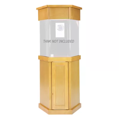 Product Advance Aqua Tanks Laguna Hexagon Aquarium Canopy & Stand