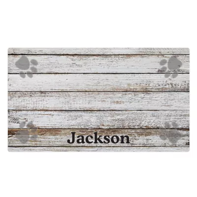 Product Drymate® Distressed Wood & Paw Personalized Placemat