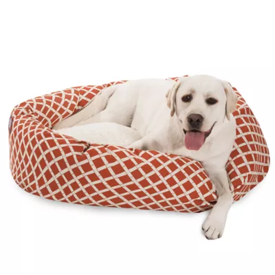 Product Majestic Pet Bamboo Sherpa Bagel Indoor & Outdoor Dog Bed