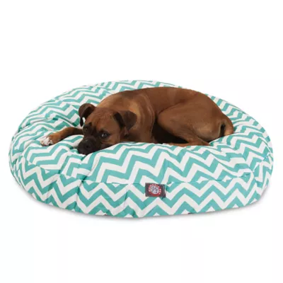 Product Majestic Pet Chevron Round Indoor & Outdoor Dog Bed