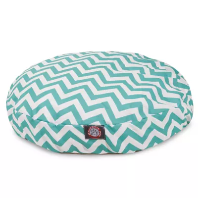Product Majestic Pet Chevron Round Indoor & Outdoor Dog Bed