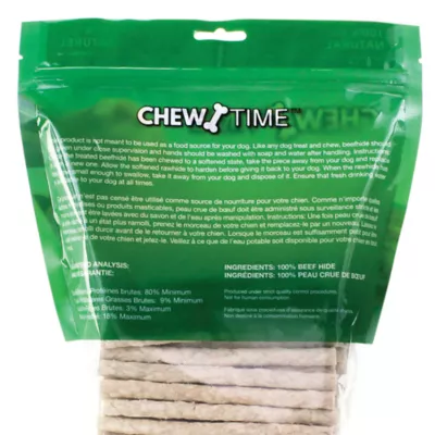 Product Chew Time Natural Beefhide Dog Treat