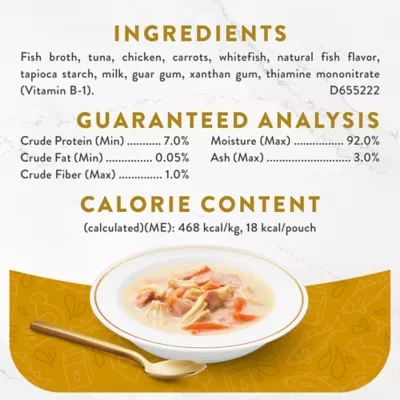 Product Fancy Feast® Creamy Broth Cat Wet Treat - Limited Ingredients, Grain Free, 1.4 oz