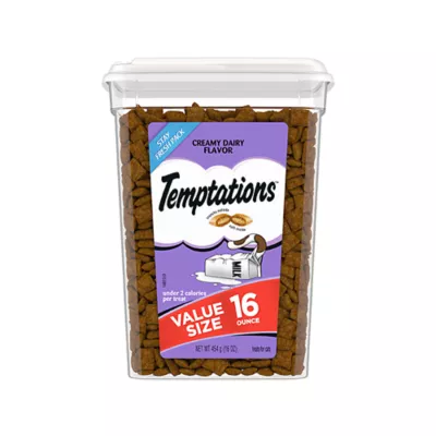 Product Temptations™ Classic Adult Cat Treats - Soft & Crunchy, Creamy Dairy