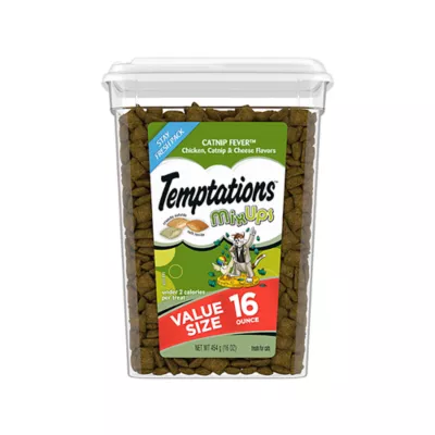 Product Temptations™ Mixups Cat Treats - Soft & Crunchy, Catnip Fever