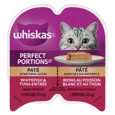 Product Whiskas Perfect Portions Adult Wet Cat Food Whitefish & Tuna Paté