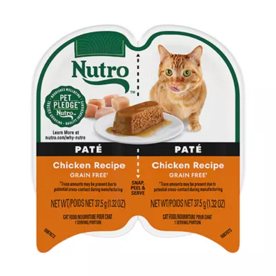 Product Nutro Perfect Portions Pate Adult Wet Cat Food - Non-GMO, Grain Free, 2.64 oz