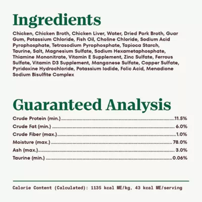 Product Nutro Perfect Portions Pate Adult Wet Cat Food - Non-GMO, Grain Free, 2.64 oz