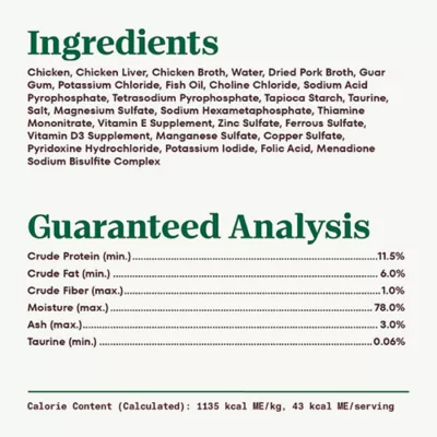 Product Nutro Perfect Portions Pate Adult Wet Cat Food - Non-GMO, Grain Free, 2.64 oz