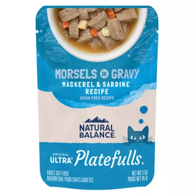 Product Natural Balance Platefulls Indoor Adult Cat Food - Grain Free, Mackerel & Sardine